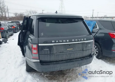 2016 Land Rover Range Rover 3.0L V6 Supercharged Hse z USA, uszkodzony, nr VIN SALGS2PF0GA313299